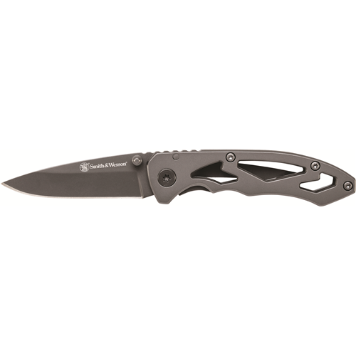 Smith & Wesson Frame Lock Drop Point Folding Knife-CK400CP