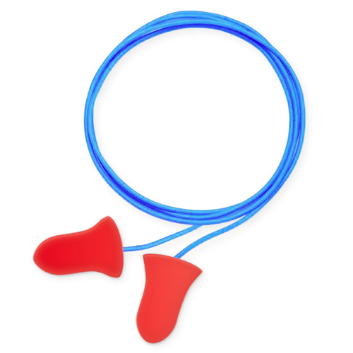 Super Leight Corded Pre-shaped Single-use Foam Earplugs-R-01180