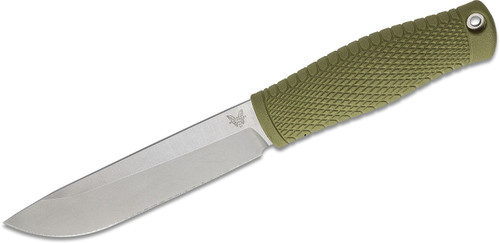 Benchmade Leuku Fixed Blade Bushcraft Knife Ranger Green