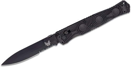 Benchmade 391SBK SOCP Folding Knife 4.47" D2 Black
