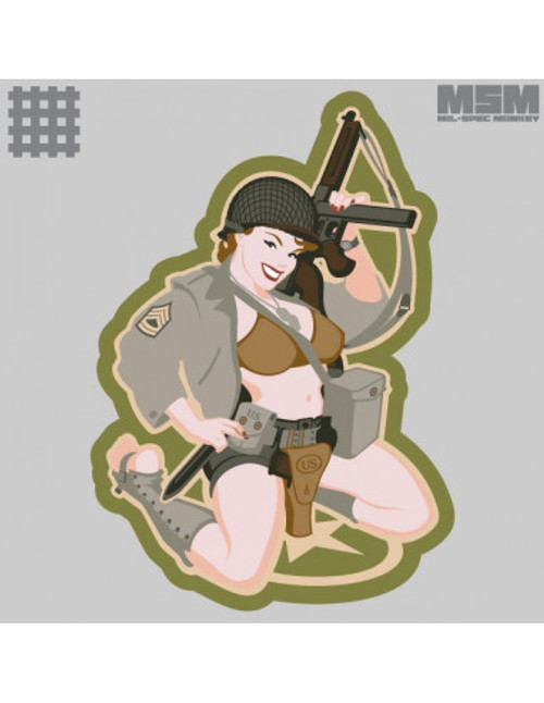THOMPSON GIRL MORALE PATCH (FULL COLOR)