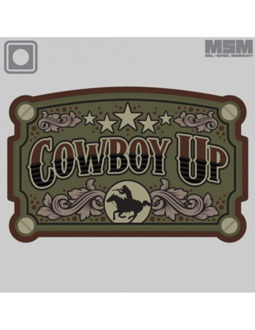 COWBOY UP PVC PATCH (URBAN)