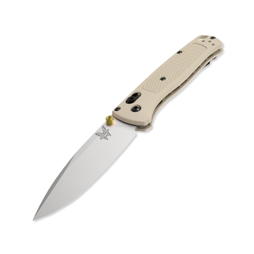 Benchmade Bugout AXIS Lock 3.24in Satin S30V Drop Point Tan