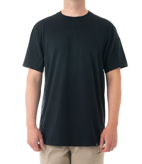 MEN'S TACTIX COTTON T-SHIRT WITH PEN POCKET - Midnight Navy