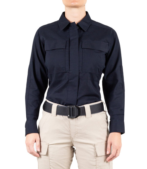 WOMEN'S V2 BDU LONG SLEEVE SHIRT - Midnight Navy