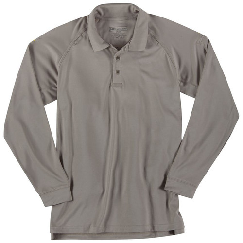 Men's 5.11 Performance Long Sleeve Polo  - Silver Tan