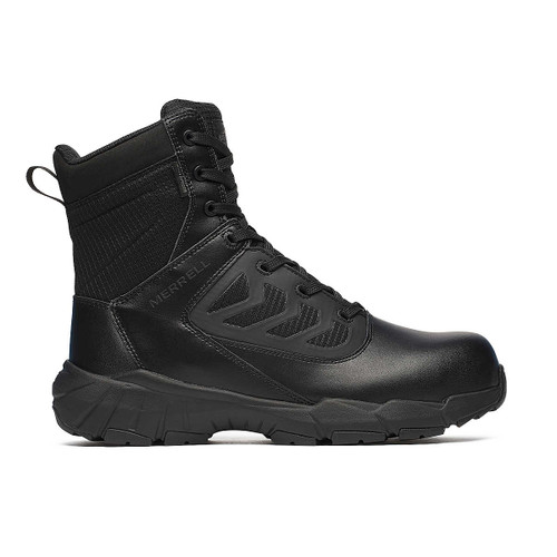 MERRELL FULLBENCH 8" TACTICAL ZIP WP CF BOOT - BLACK