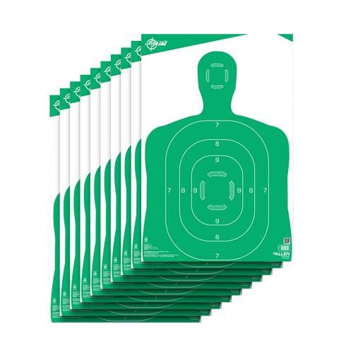 Allen Ez Aim, Allen 15204 Ezaim 12x18 Silhouette Green - 10 Pack-15204-15204