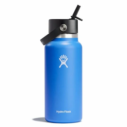 32 Oz Wide Mouth With Flex Straw Cap-W32BFS482