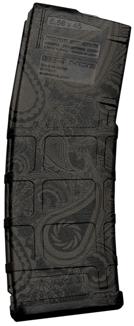 Weapon Works Pmag, Wworks 228099  Pmag 30 Ar/m4 Gen M2 Moe Lsr Paisly-228099