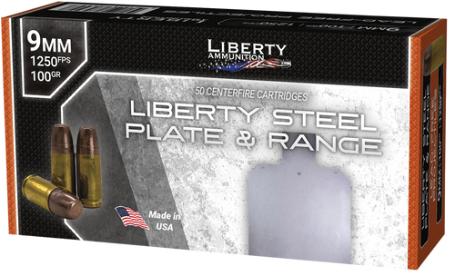 Liberty Ammunition , Liberty La-r-9-0662       9mm    100  Range  50/25-LAR90662