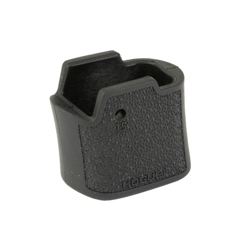 Overmoldedâ rubber Grip Extension Base Pad (for 15-round Magazines) - Black-18040