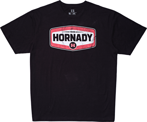 Hornady Hornady, Horn 99607xxl    Hornady Black Tshirt           2x-99607XXL