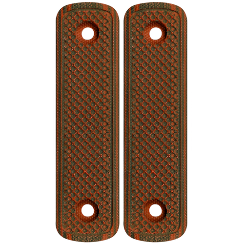 Lever Stock G10 Straight Grip - Red Black-MI-G10SG-RB