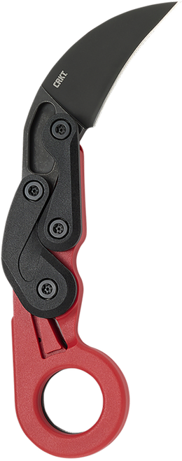 Crkt Provoke Red 2.47" Plain Edge-4041R