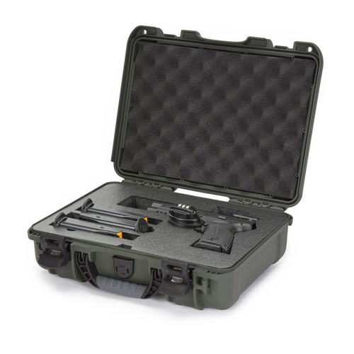 910 Nanuk Case W/foam (21312) For Pistol Optic Ready - Olive-910S-080OL-0A0-21312