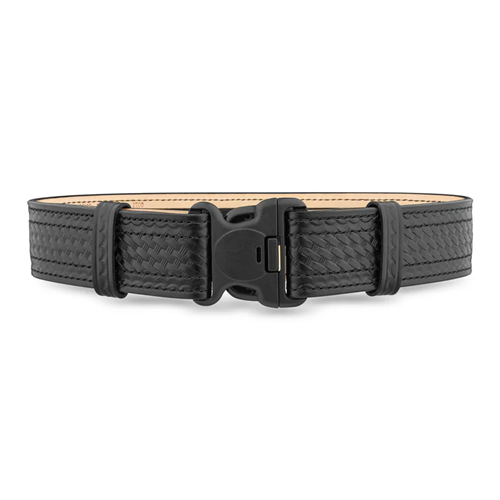 2-1/4"" Basketweave Leather Duty Belt-5071-L
