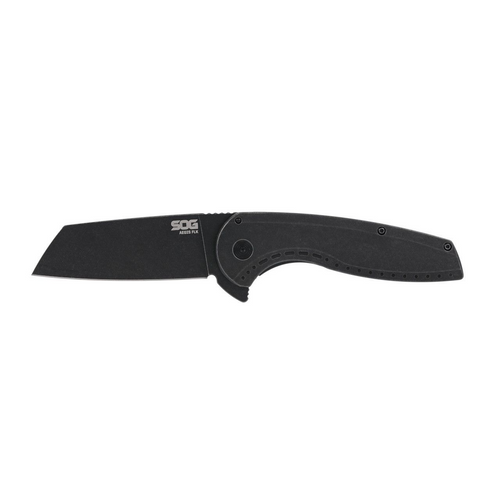 Sog Aegis Flk 2.0 Frame Lock 14-41-04-43 Blackwash Stainless Steel Wharncliffe Pocket Knife-SOG-14-41-04-43