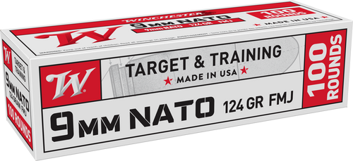 Win Usa 9mm Nato 124gr Fmj 100/1000-W9NATOVPY
