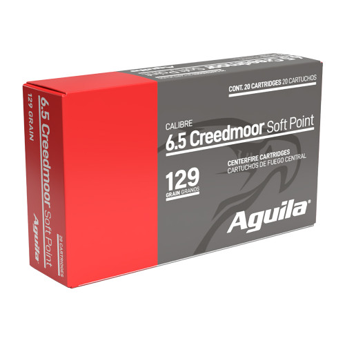 Aguila 6.5 Creedmoor 129gr Sp 20/200-81489AG