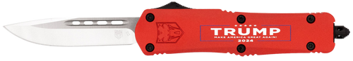Cobra Tec Knives Llc Fs-3, Cobra Mtrp24reddns  Fs3 Trump 2024 Drop Point Red-MTRP24REDDNS