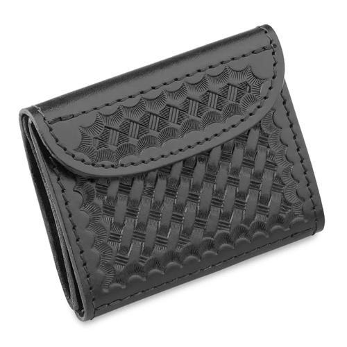Basketweave Leather Glove Case-3421