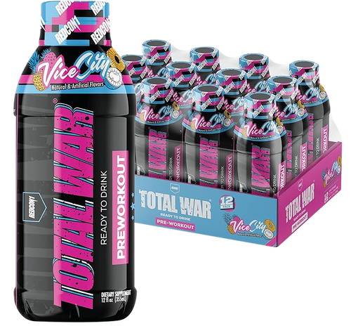 Redcon1 Total War, Redcon1 Rc1twrtdvc12  Totalwar Rdy2drink Vice City-RC1TWRTDVC12