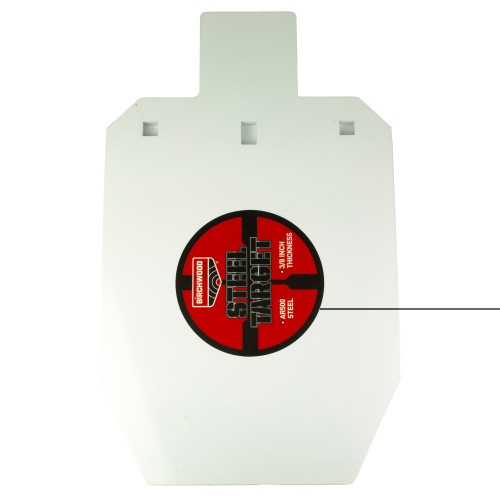 B/c 2/3 Ipsc Silhouette Target Wht-BC-47662