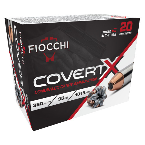 Fiocchi Covert X 380acp 95gr 20/200-380CCWA
