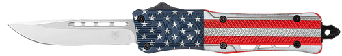 Cobra Tec Knives Llc Ctk-1, Cobra Musactk-1mdns  Med Ctk1 Drop Amer Flag-MUSACTK1MDNS