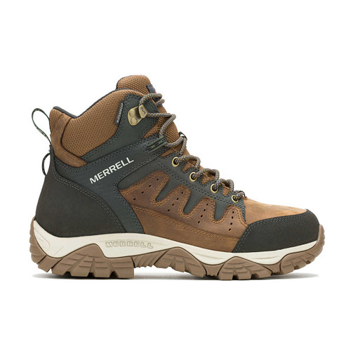 MERRELL WINDOC 6" STEEL TOE WP WORK BOOT - LIGHT BROWN