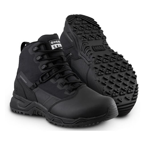 Alpha Fury 2.0 6" Polishable Toe Side-Zip EN - Black