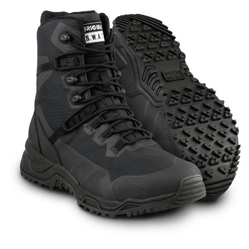 Alpha Fury 2.0 8" Side-Zip Safety Toe - Black