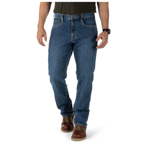5.11® Men’s Regular Fit Defender-Flex Jean - Med Wash Indigo