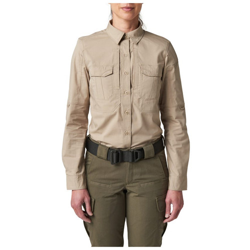 Women's 5.11 Stryke™ Long Sleeve Shirt - Silver Tan