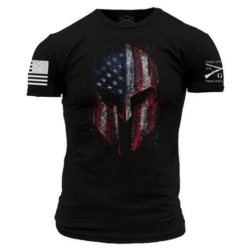 AMERICAN SPARTAN 2.0 TEE - BLACK