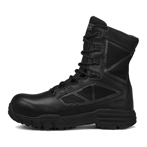 CHROME TR998ZWPCT Waterproof Side-Zip Composite Safety Toe Boot
ASTM certified/EH rated composite toe 
 Exclusive slip-resisting StreetNav™ rubber outsole