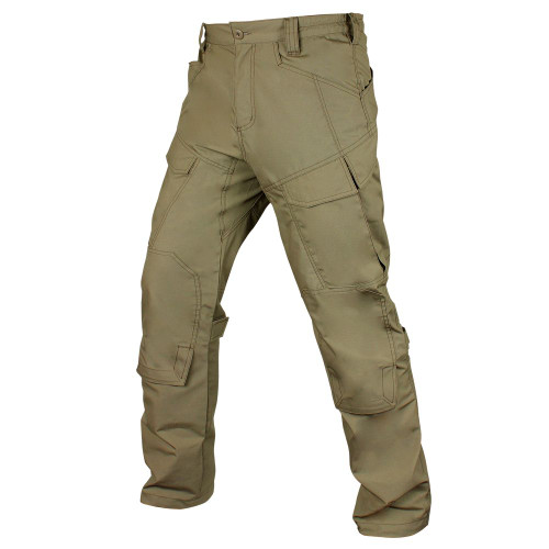 TAC-OPS PANT
Elastic waist for sizing flexibility
Built-in knee pad pockets
Two Hand pocket with reinforced edge
Split cargo pocket with Hook & Loop closure
Drawstring at cuff
2.25"H belt loop will accommodate most belts
Gusseted crotch for freedom of movement
Elastic waist band
Material:
65% Polyester, 35% Cotton
Imported