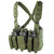 RECON CHEST RIG
Padded cross-back shoulder strap with webbing and D-ring
Swivi-Lockster - swivel quick release buckles
Three stacker-kangaroo mag pouch: Six AR/M4 mags and six pistol mags
Front pocket with hook and loop panel
Two open-top utility pockets
Interior mesh pocket
Grommets for drainage
Imported
Size:
Waist: 28" - 56" adjustable sizing
Mag capacity:
Holds up to six AR/M4 mags
Holds up to six pistol mags