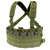 RAPID ASSAULT CHEST RIG
Padded cross-back shoulder strap with webbing and D-ring
Swivi-Lockster - swivel quick release buckles
MOLLE webbing for modular attachments
Six open-top AR/M4 mag pouches
Front pocket with hook and loop panel
Four elastic loops
Interior mesh pocket
Imported
Size:
Waist: 28" - 56" adjustable sizing
Mag capacity:
Holds up to six M4 mags