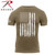 Rothco Distressed US Flag Athletic Fit T-Shirt-New-