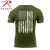 Rothco Distressed US Flag Athletic Fit T-Shirt-New-
