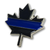 Canadian Flag Pin - Thin Blue Line