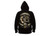 Black Ink U.S.M.C. Bulldog Hooded Pullover Sweatshirt