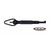 Short Round Swivel Key - Black