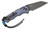 Benchmade 2900BK AUTO Immunity Folding Knife CPM-M4 Cobalt Black Wharncliffe Blade, Crater Blue