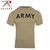 Rothco AR 670-1 Coyote Brown Army Physical Training T-Shirt