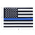 Rothco Transparent Thin Blue Line Flag Decal