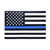 Rothco Transparent Thin Blue Line Flag Decal