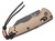 Benchmade 2900BK-1 AUTO Immunity Folding Knife CPM-M4 Cobalt Black Wharncliffe Blade, Flat Dark Earth